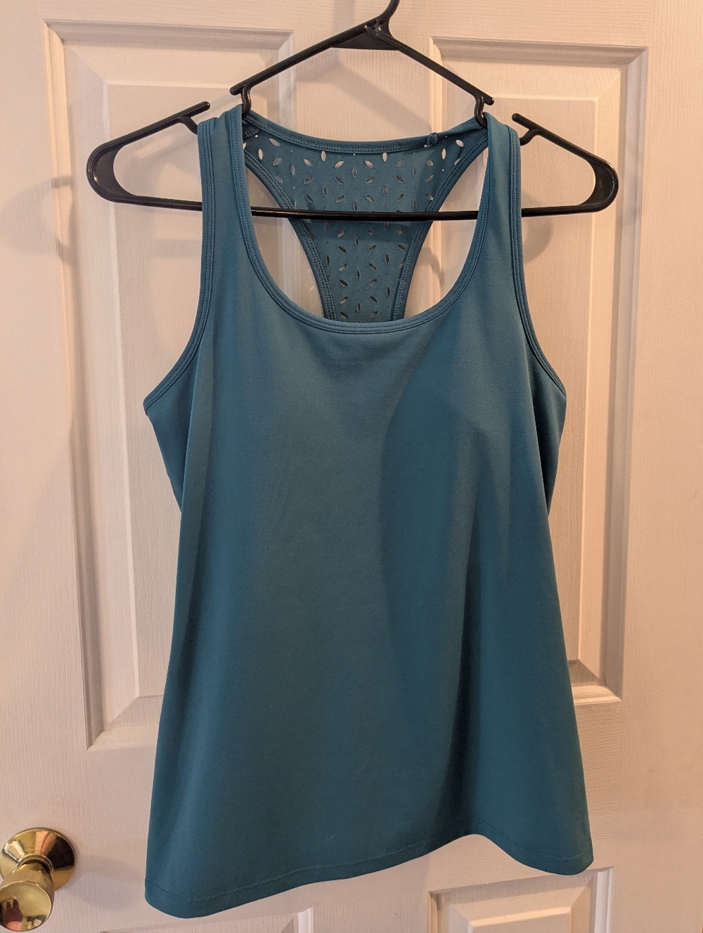 Gaiam Teal Racerback Yoga Exercise Top